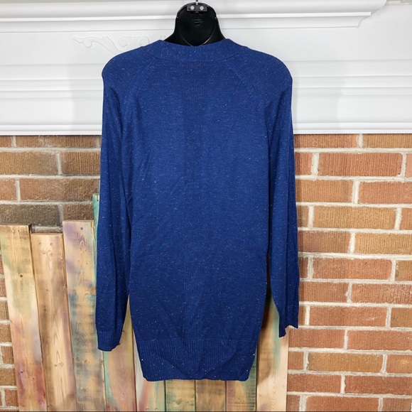 Button Up Cardigan with Silver Thread Details - Picture 3 of 7